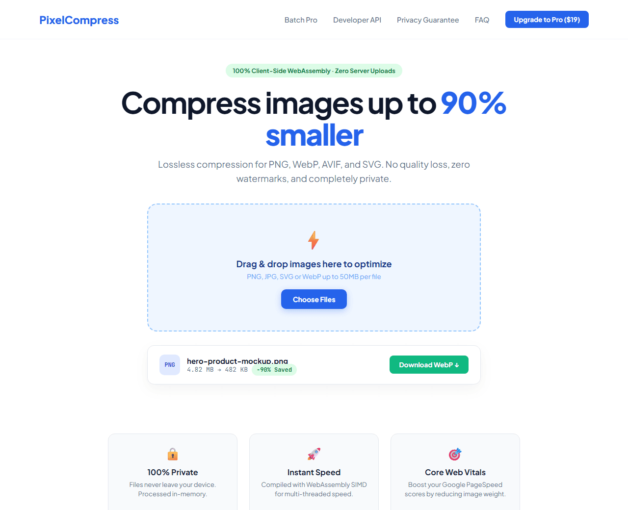 Preview of the micro-saas utility & converter app this AI prompt builds