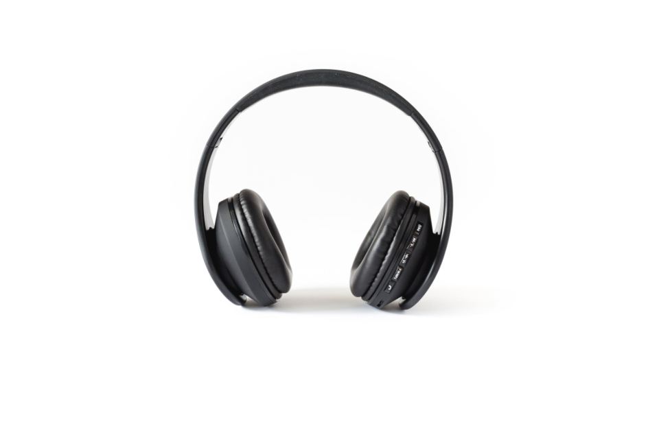 Aurora One wireless headphones in Frost, front view